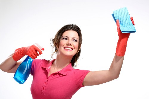 Carpet cleaning team working carefully in a South Tottenham property